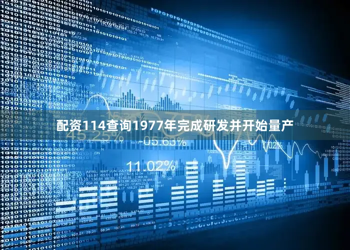 配资114查询1977年完成研发并开始量产